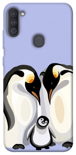 Чохол itsPrint Penguin family для Samsung Galaxy A11