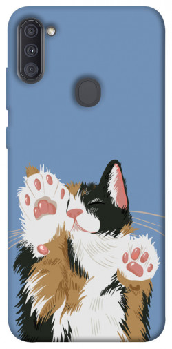 Чохол itsPrint Funny cat для Samsung Galaxy A11