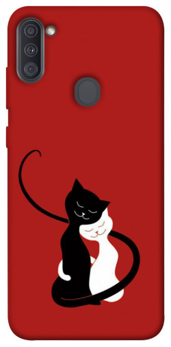 Чехол itsPrint Влюбленные коты для Samsung Galaxy A11