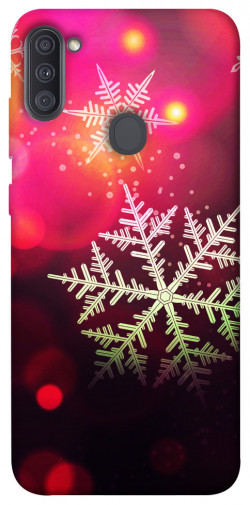 Чехол itsPrint Снежинки для Samsung Galaxy A11