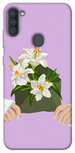Чехол itsPrint Flower message для Samsung Galaxy A11