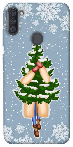 Чехол itsPrint Christmas tree для Samsung Galaxy A11