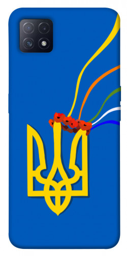 Чохол itsPrint Квітучий герб для Oppo A72 5G / A73 5G