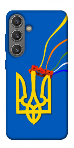 Чехол itsPrint Квітучий герб для Samsung Galaxy S24