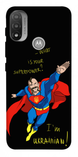 Чехол itsPrint Національний супергерой для Motorola Moto E20