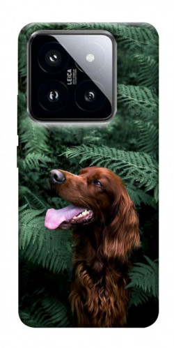 Чехол itsPrint Собака в зелени для Xiaomi 14 Pro