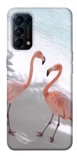 Чохол itsPrint Flamingos для Oppo Reno 5 4G