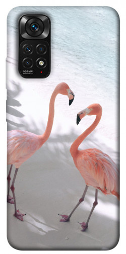 Чехол itsPrint Flamingos для Xiaomi Redmi Note 11 (Global) / Note 11S