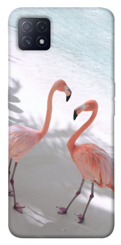 Чехол itsPrint Flamingos для Oppo A72 5G / A73 5G