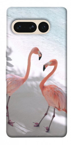 Чехол itsPrint Flamingos для Google Pixel 7 Pro