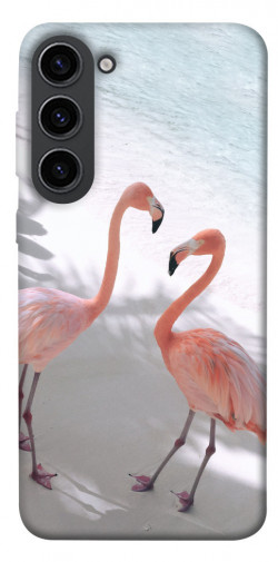 Чехол itsPrint Flamingos для Samsung Galaxy S23