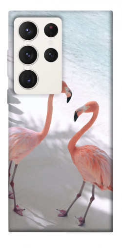 Чехол itsPrint Flamingos для Samsung Galaxy S23 Ultra