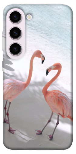 Чехол itsPrint Flamingos для Samsung Galaxy S23+