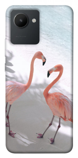 Чохол itsPrint Flamingos для Realme C30