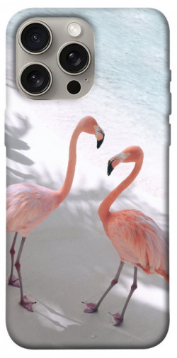 Чехол itsPrint Flamingos для Apple iPhone 15 Pro Max (6.7")
