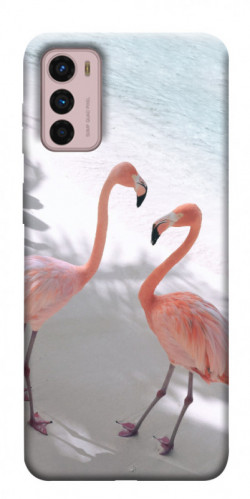 Чехол itsPrint Flamingos для Motorola Moto G42