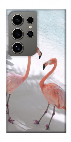 Чехол itsPrint Flamingos для Samsung Galaxy S24 Ultra