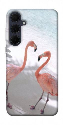Чехол itsPrint Flamingos для Samsung Galaxy A55
