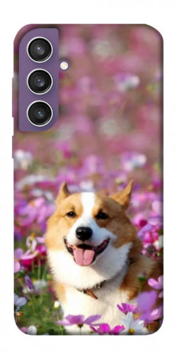 Чехол itsPrint Корги в цветах для Samsung Galaxy S23 FE