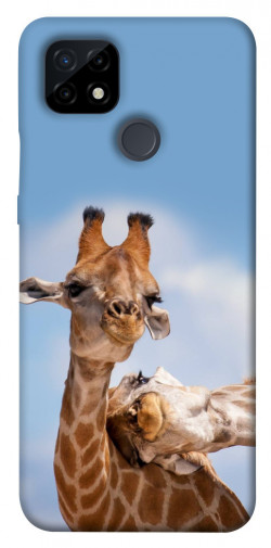 Чехол itsPrint Милые жирафы для Realme C21