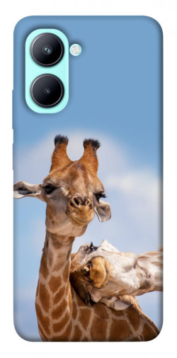 Чехол itsPrint Милые жирафы для Realme C33