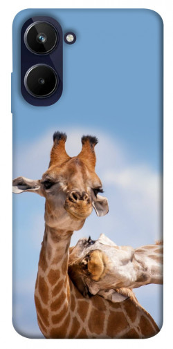 Чехол itsPrint Милые жирафы для Realme 10 4G