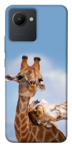 Чехол itsPrint Милые жирафы для Realme C30