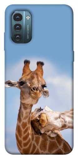 Чехол itsPrint Милые жирафы для Nokia G21