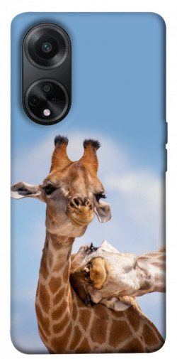 Чехол itsPrint Милые жирафы для Oppo A58 4G