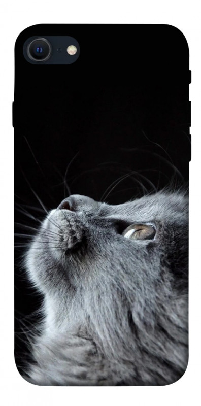 Чехол itsPrint Cute cat для Apple iPhone SE (2020), животные, купить оптом с доставкой