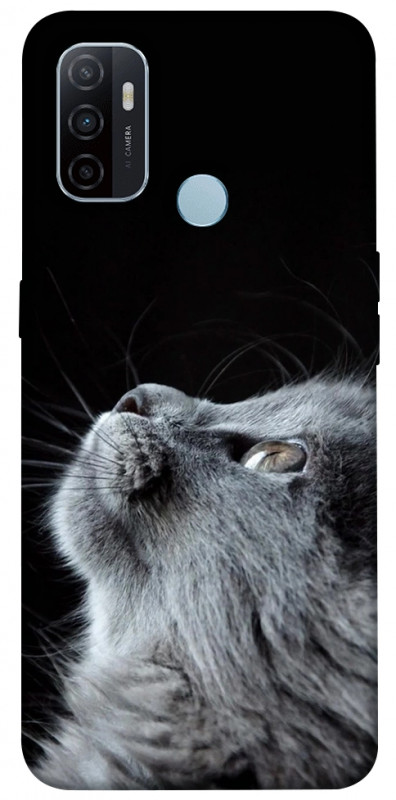 Чехол itsPrint Cute cat для Oppo A53 / A32 / A33, животные, купить оптом с доставкой