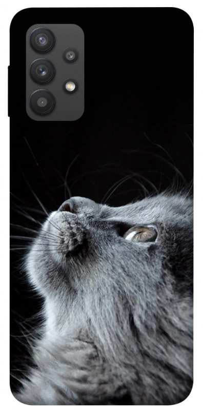 Чехол itsPrint Cute cat для Samsung Galaxy A32 (A325F) 4G, животные, купить оптом с доставкой
