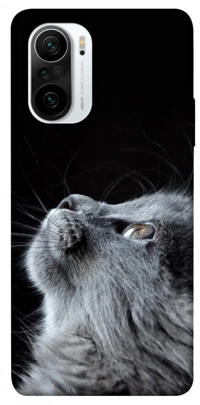 Чехол itsPrint Cute cat для Xiaomi Redmi K40 / K40 Pro / K40 Pro+ / Poco F3, животные, купить оптом с доставкой