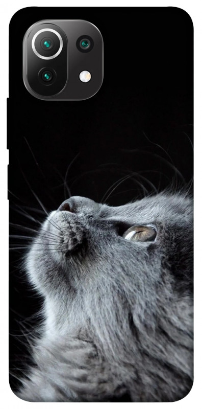 Чехол itsPrint Cute cat для Xiaomi Mi 11 Lite, животные, купить оптом с доставкой