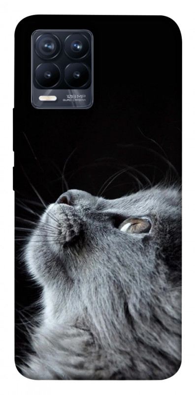 Чохол itsPrint Cute cat для Realme 8, тварини, купити оптом з доставкою