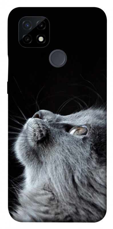 Чехол itsPrint Cute cat для Realme C21, животные, купить оптом с доставкой