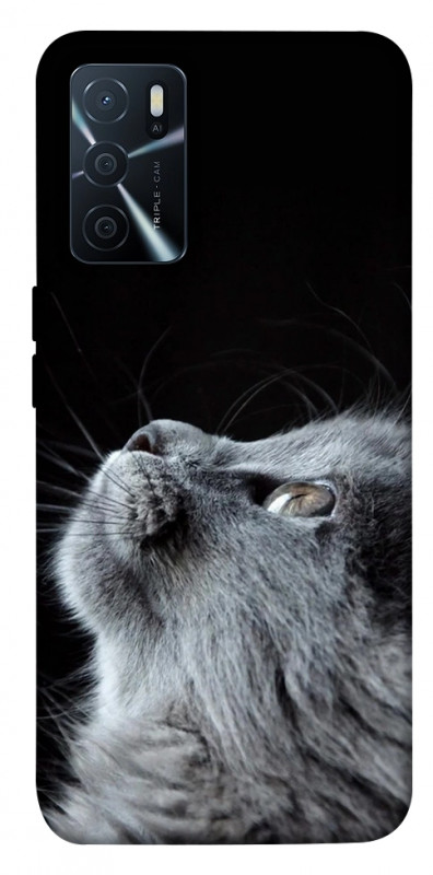 Чехол itsPrint Cute cat для Oppo A16s / A16, животные, купить оптом с доставкой