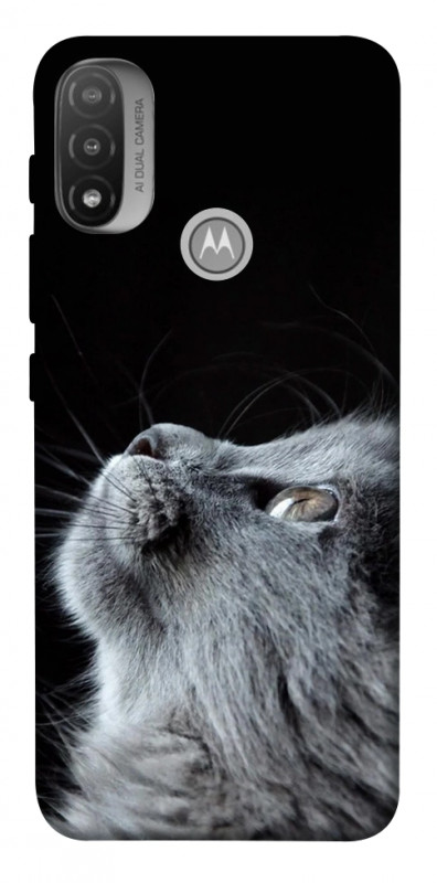 Чехол itsPrint Cute cat для Motorola Moto E20, животные, купить оптом с доставкой