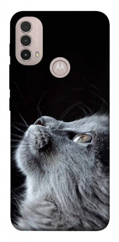 Чехол itsPrint Cute cat для Motorola Moto E40, животные, купить оптом с доставкой