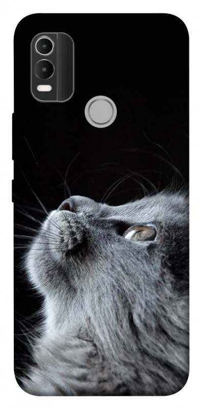 Чехол itsPrint Cute cat для Nokia C21 Plus, животные, купить оптом с доставкой