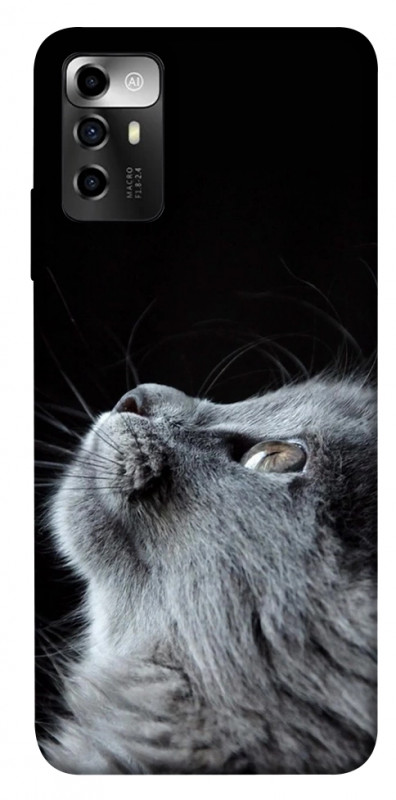 Чехол itsPrint Cute cat для ZTE Blade A72, животные, купить оптом с доставкой
