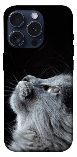 Чехол itsPrint Cute cat для Apple iPhone 15 Pro (6.1")
