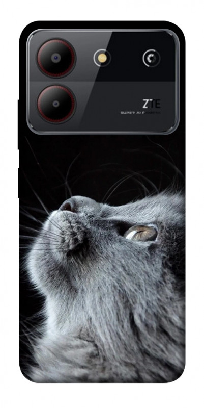 Чехол itsPrint Cute cat для ZTE Blade A54 4G, животные, купить оптом с доставкой