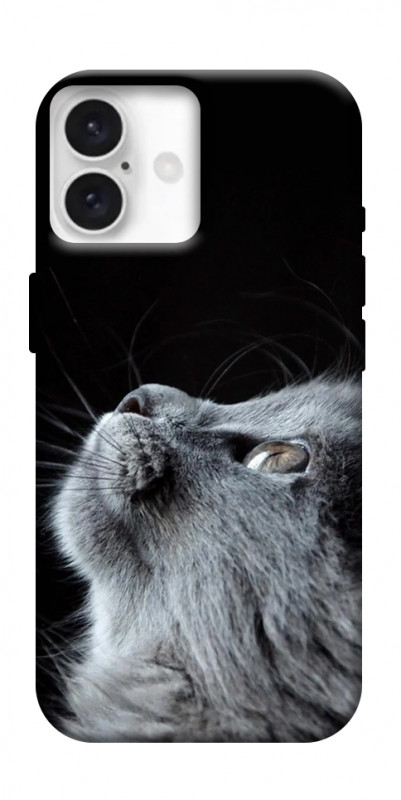 Чехол itsPrint Cute cat для Apple iPhone 16 (6.1"), животные, купить оптом с доставкой