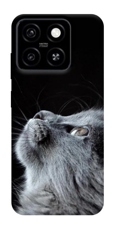 Чехол itsPrint Cute cat для ZTE Blade A55 4G, животные, купить оптом с доставкой