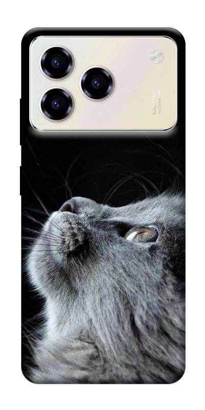 Чехол itsPrint Cute cat для ZTE Blade A76, животные, купить оптом с доставкой