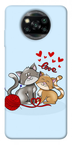 Чохол itsPrint Два коти Love для Xiaomi Poco X3 NFC / Poco X3 Pro