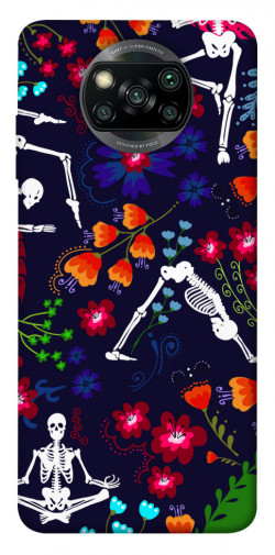 Чехол itsPrint Yoga skeletons для Xiaomi Poco X3 NFC / Poco X3 Pro