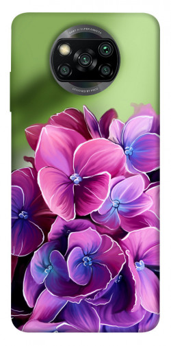 Чехол itsPrint Кружевная гортензия для Xiaomi Poco X3 NFC / Poco X3 Pro