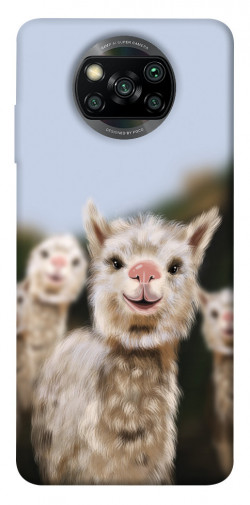 Чехол itsPrint Funny llamas для Xiaomi Poco X3 NFC / Poco X3 Pro